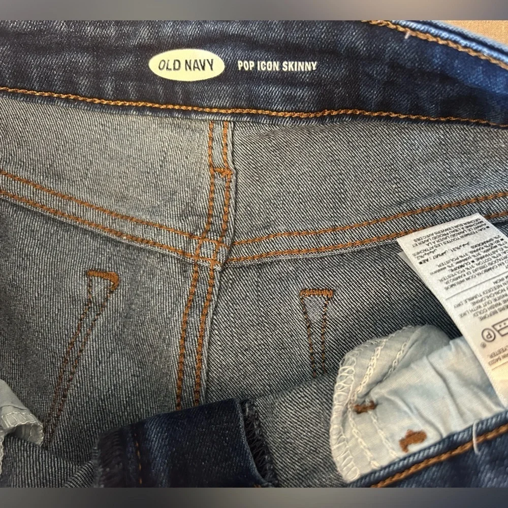 Old Navy Pop Icon Blue Skinny Jeans Versatile Everyday Wear Sz-6 Short. P13 - Picture 6 of 10